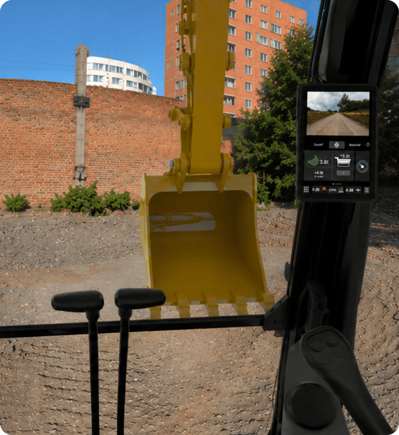 Cab interior view 1