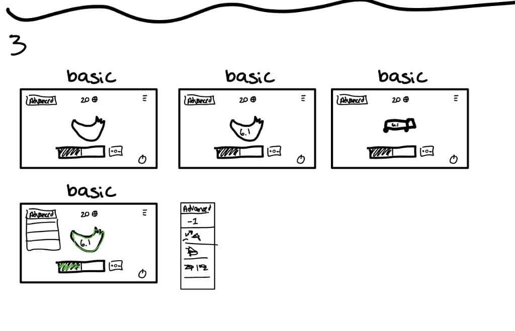 CPM card prototype sketch