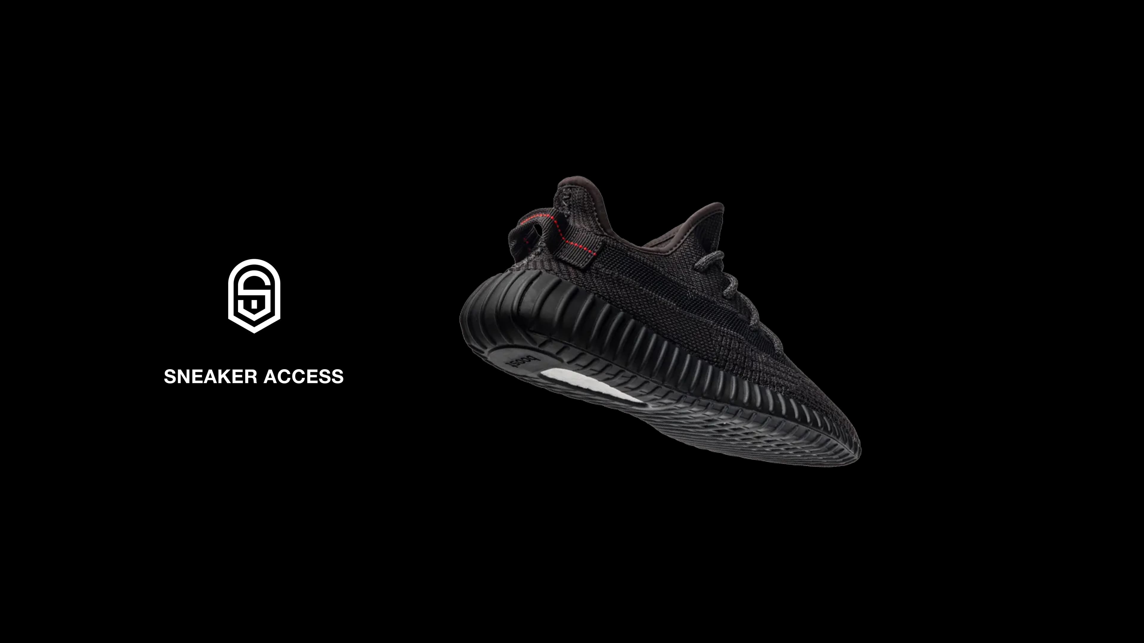 Sneaker Access hero collage showcasing the product across devices.